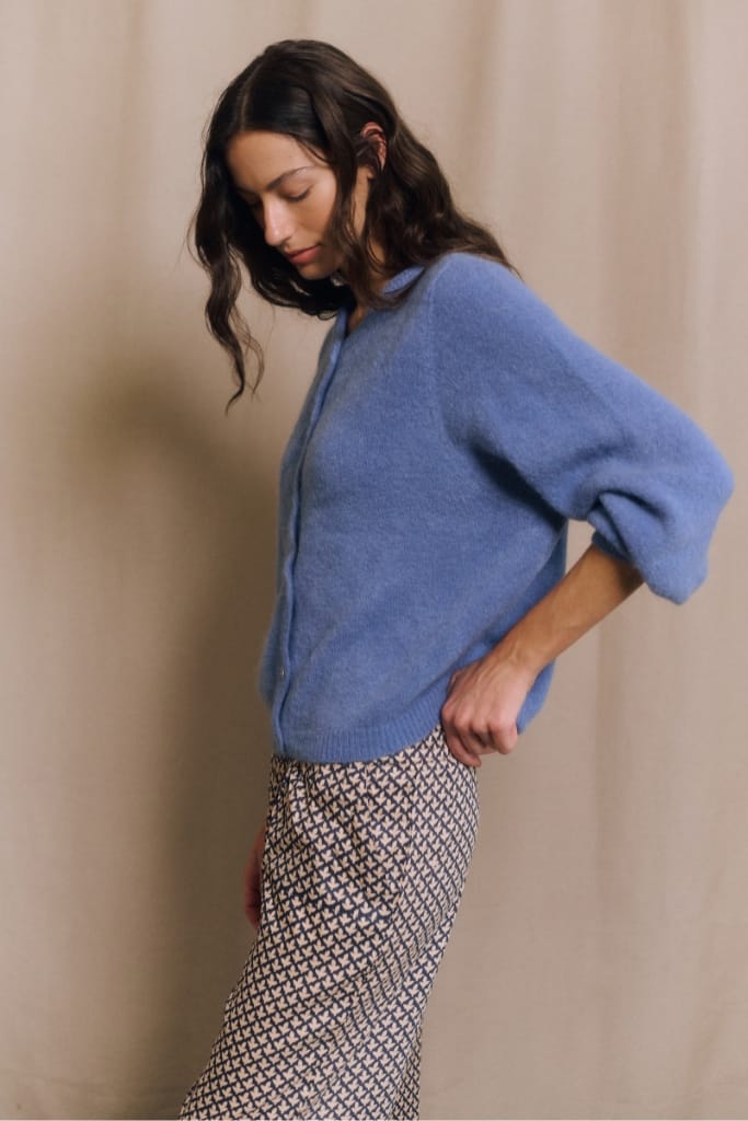 CARDIGAN POLARIS CIELO