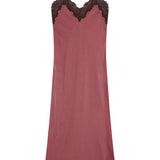 DRESS CAMOMILA BURGUNDY