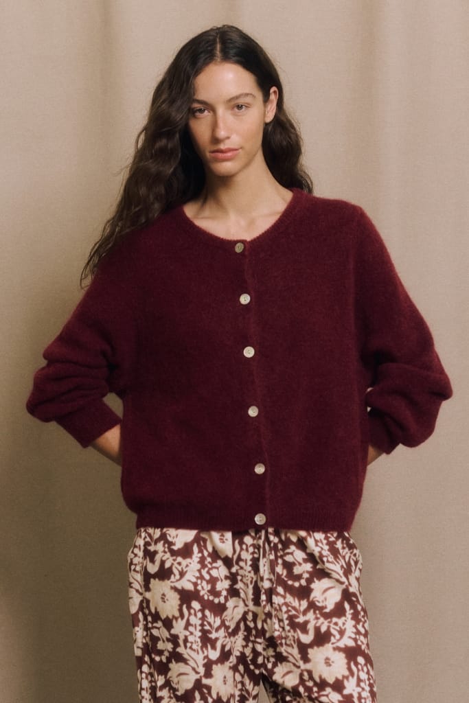 CARDIGAN POLARIS VINO